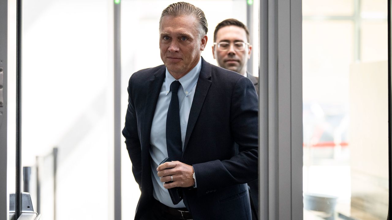Devon Archer, a former business associate of Hunter Biden, arrives for closed-door testimony at the O'Neill House Office Building on July 31, 2023 in Washington, DC.