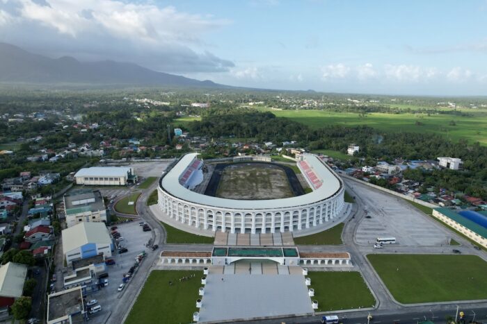 Drone Photo of the New Sports Complex in Sorsogon