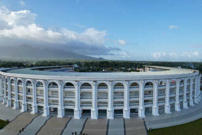 The Roman Colosseum inspired Arena at the Sorsogon Sports Complex